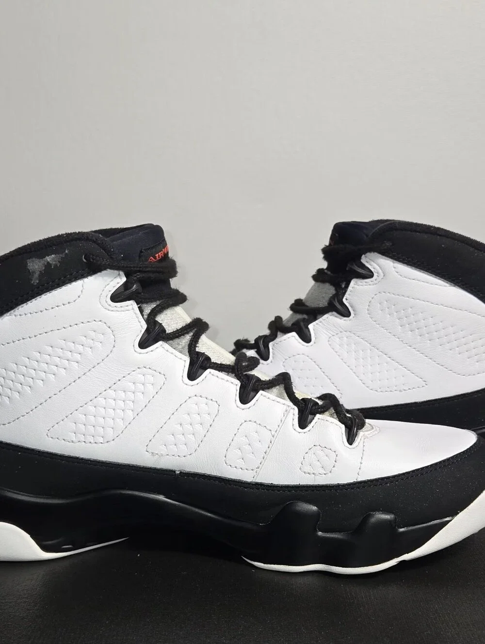 Air Jordan 9 Retro Space Jam  Black White 2016  302370-112 Size 12